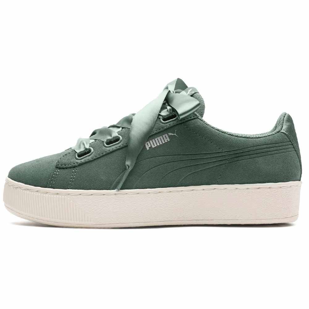 Puma vikky sale platform ribbon green